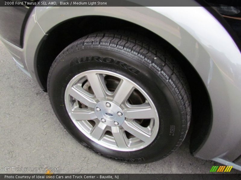 Black / Medium Light Stone 2008 Ford Taurus X SEL AWD