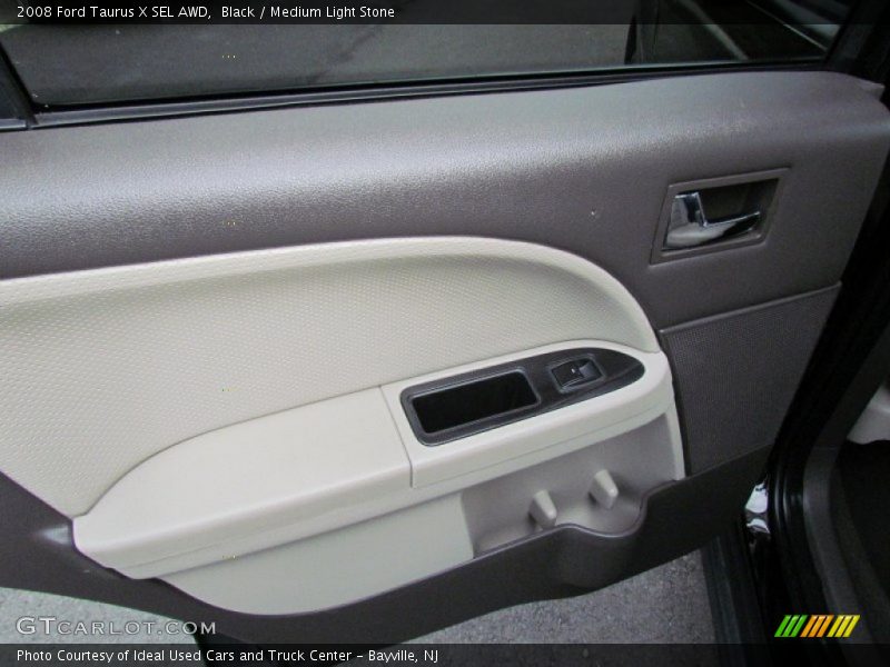 Black / Medium Light Stone 2008 Ford Taurus X SEL AWD