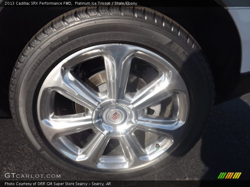 Platinum Ice Tricoat / Shale/Ebony 2013 Cadillac SRX Performance FWD