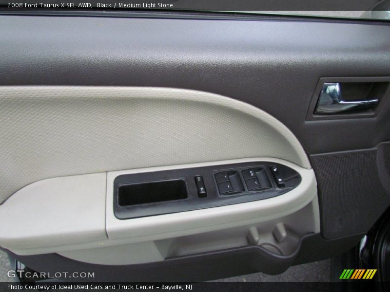 Black / Medium Light Stone 2008 Ford Taurus X SEL AWD