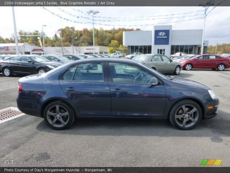 Blue Graphite Metallic / Art Grey 2009 Volkswagen Jetta S Sedan