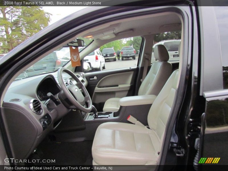 Black / Medium Light Stone 2008 Ford Taurus X SEL AWD
