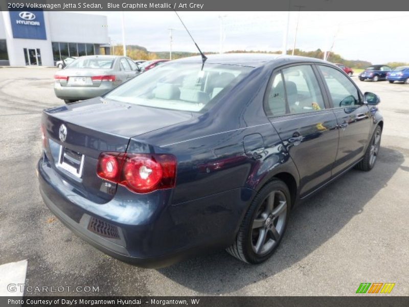Blue Graphite Metallic / Art Grey 2009 Volkswagen Jetta S Sedan