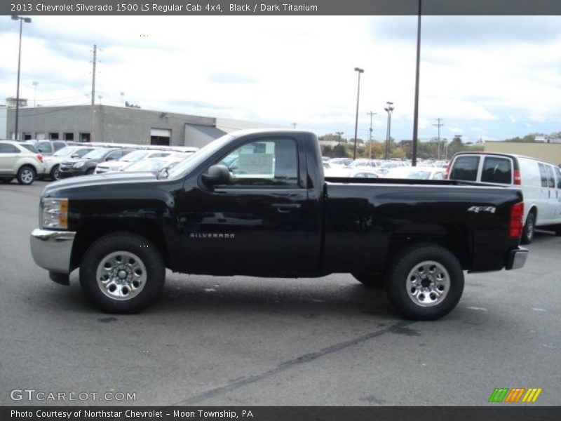 Black / Dark Titanium 2013 Chevrolet Silverado 1500 LS Regular Cab 4x4