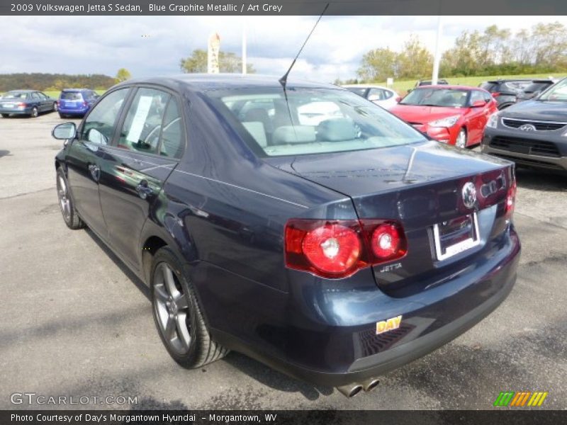 Blue Graphite Metallic / Art Grey 2009 Volkswagen Jetta S Sedan