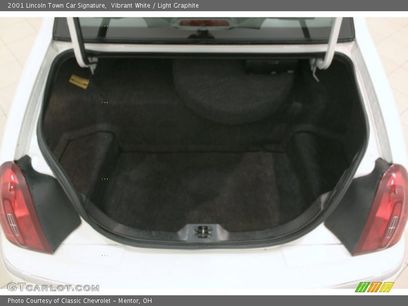 Vibrant White / Light Graphite 2001 Lincoln Town Car Signature