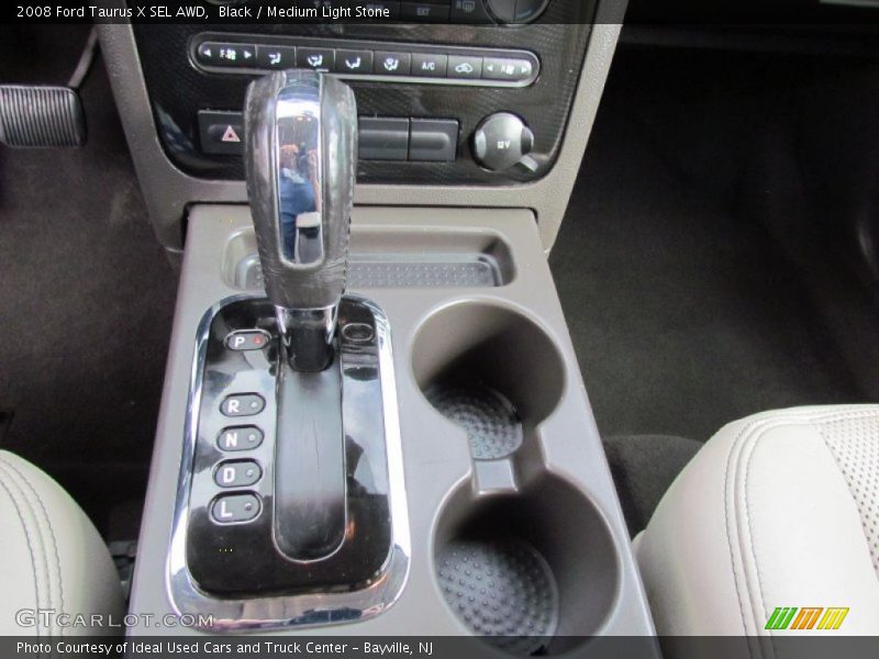 Black / Medium Light Stone 2008 Ford Taurus X SEL AWD