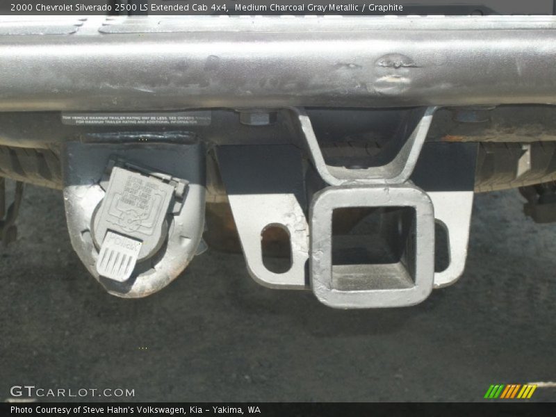 Medium Charcoal Gray Metallic / Graphite 2000 Chevrolet Silverado 2500 LS Extended Cab 4x4