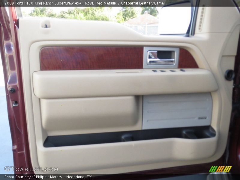 Royal Red Metallic / Chaparral Leather/Camel 2009 Ford F150 King Ranch SuperCrew 4x4