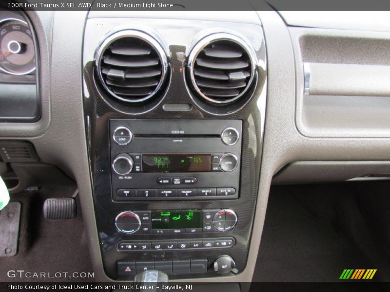Black / Medium Light Stone 2008 Ford Taurus X SEL AWD