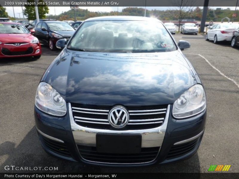 Blue Graphite Metallic / Art Grey 2009 Volkswagen Jetta S Sedan