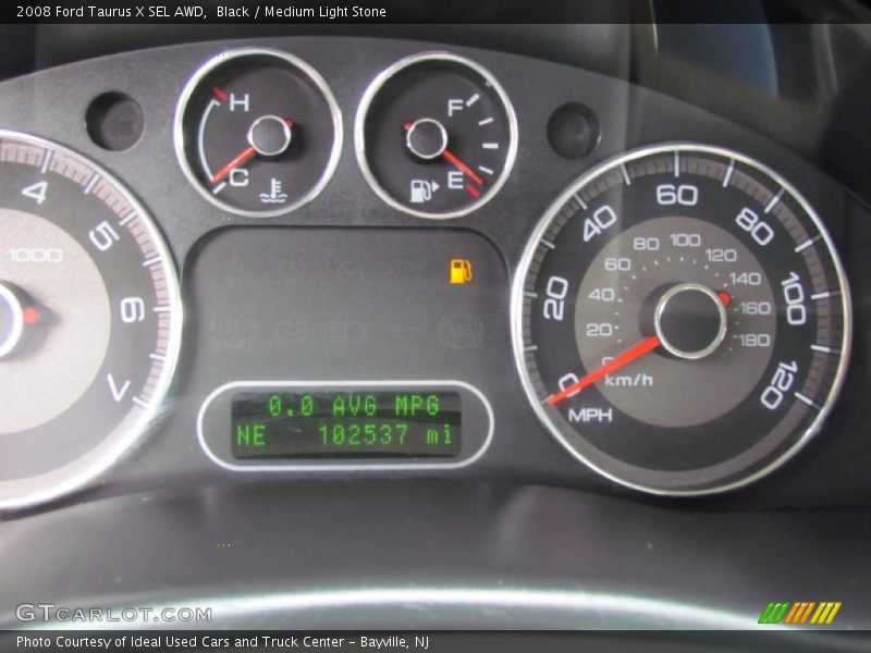Black / Medium Light Stone 2008 Ford Taurus X SEL AWD