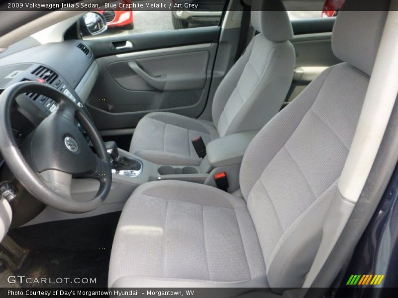 Blue Graphite Metallic / Art Grey 2009 Volkswagen Jetta S Sedan
