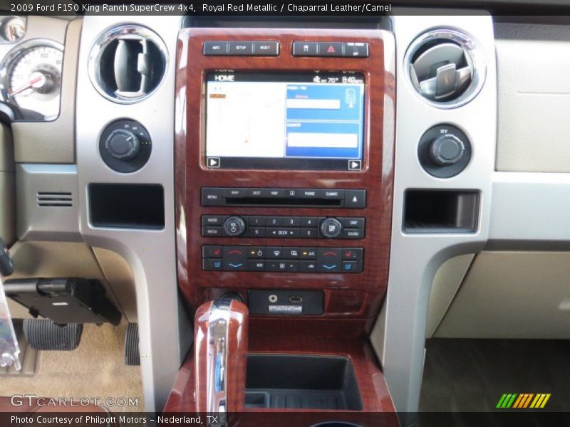 Royal Red Metallic / Chaparral Leather/Camel 2009 Ford F150 King Ranch SuperCrew 4x4