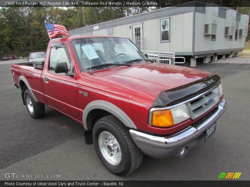Toreador Red Metallic / Medium Graphite 1997 Ford Ranger XLT Regular Cab 4x4