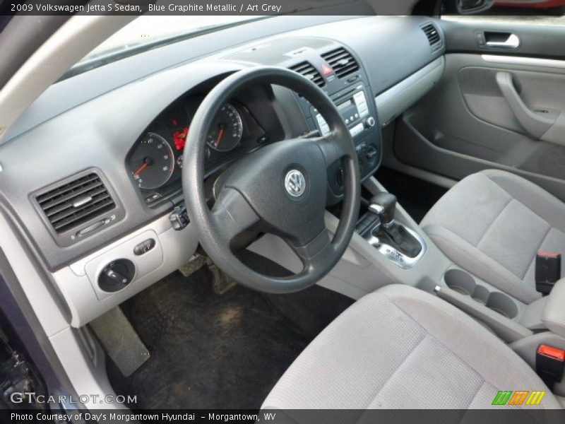 Blue Graphite Metallic / Art Grey 2009 Volkswagen Jetta S Sedan