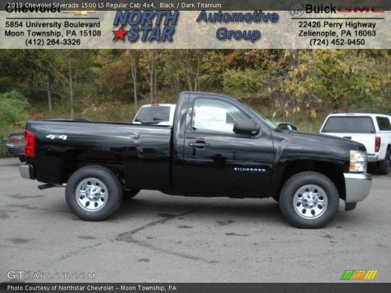 Black / Dark Titanium 2013 Chevrolet Silverado 1500 LS Regular Cab 4x4