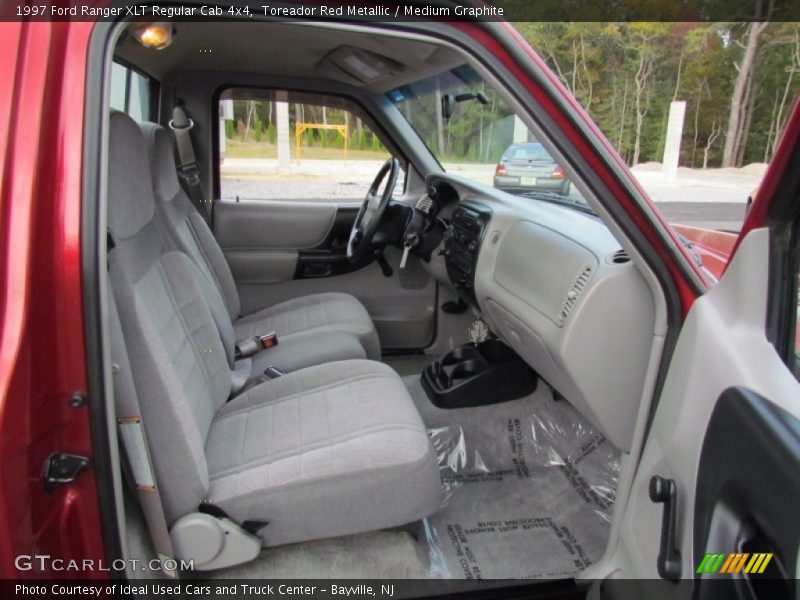 Toreador Red Metallic / Medium Graphite 1997 Ford Ranger XLT Regular Cab 4x4