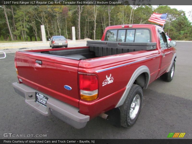 Toreador Red Metallic / Medium Graphite 1997 Ford Ranger XLT Regular Cab 4x4