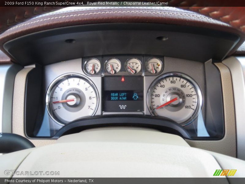 Royal Red Metallic / Chaparral Leather/Camel 2009 Ford F150 King Ranch SuperCrew 4x4