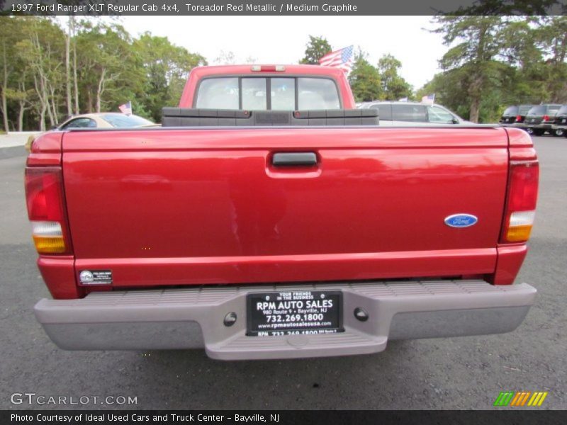 Toreador Red Metallic / Medium Graphite 1997 Ford Ranger XLT Regular Cab 4x4