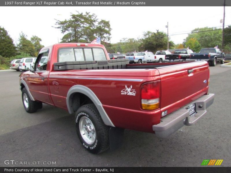 Toreador Red Metallic / Medium Graphite 1997 Ford Ranger XLT Regular Cab 4x4
