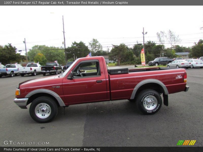 Toreador Red Metallic / Medium Graphite 1997 Ford Ranger XLT Regular Cab 4x4