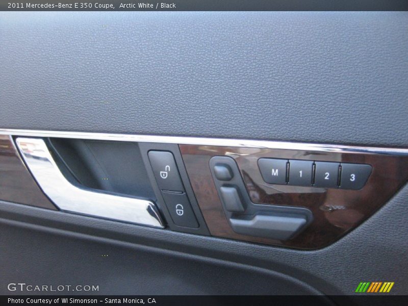 Arctic White / Black 2011 Mercedes-Benz E 350 Coupe