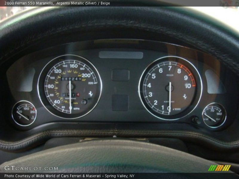  2000 550 Maranello Maranello Gauges