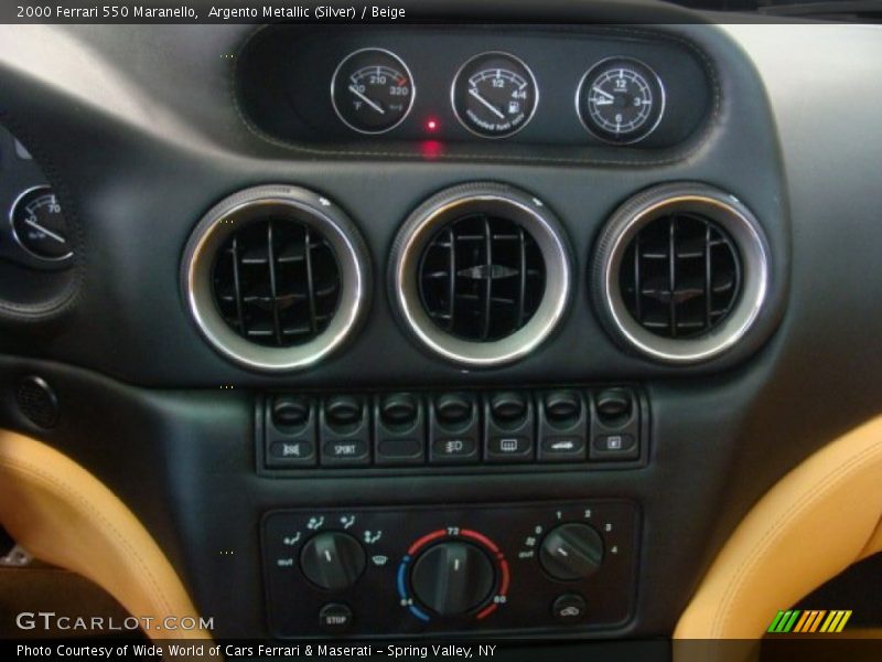 Controls of 2000 550 Maranello