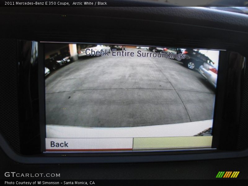 Arctic White / Black 2011 Mercedes-Benz E 350 Coupe