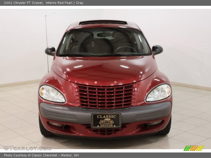 Inferno Red Pearl / Gray 2001 Chrysler PT Cruiser