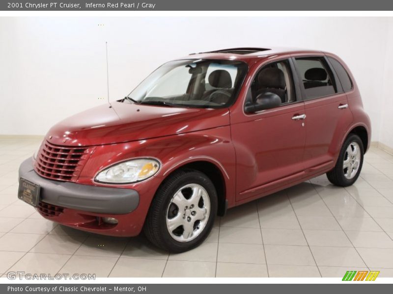 Inferno Red Pearl / Gray 2001 Chrysler PT Cruiser