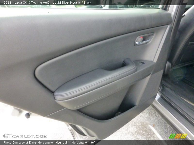 Liquid Silver Metallic / Black 2011 Mazda CX-9 Touring AWD