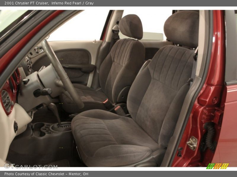 Inferno Red Pearl / Gray 2001 Chrysler PT Cruiser