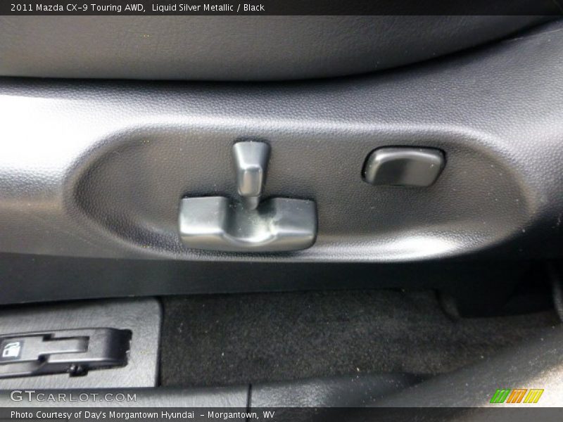 Liquid Silver Metallic / Black 2011 Mazda CX-9 Touring AWD