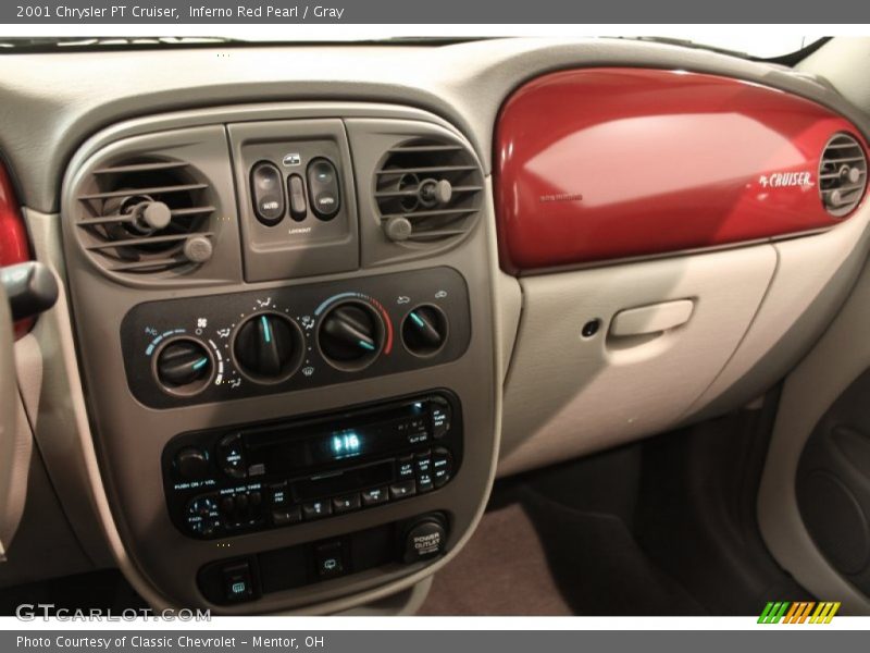 Inferno Red Pearl / Gray 2001 Chrysler PT Cruiser