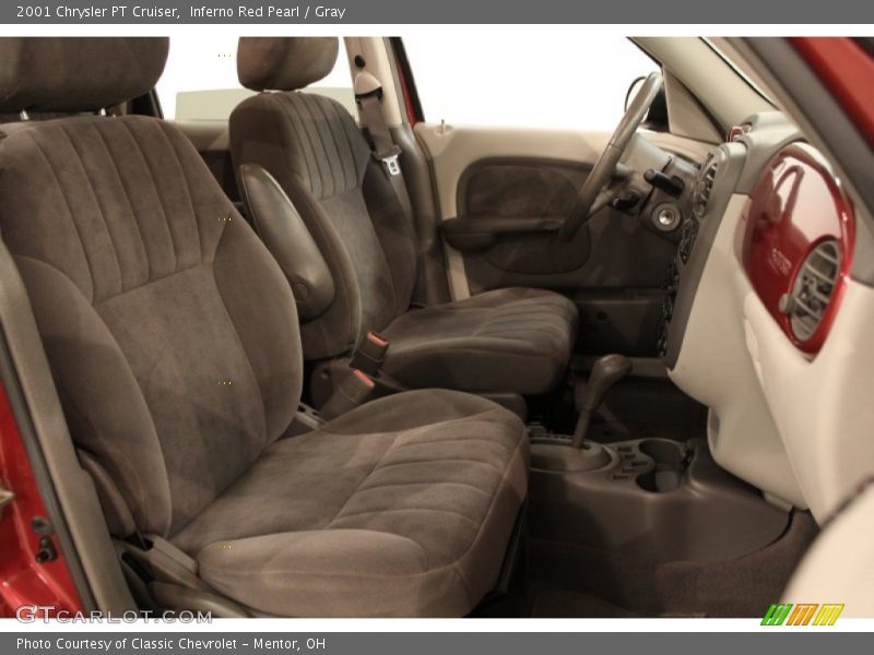 Inferno Red Pearl / Gray 2001 Chrysler PT Cruiser