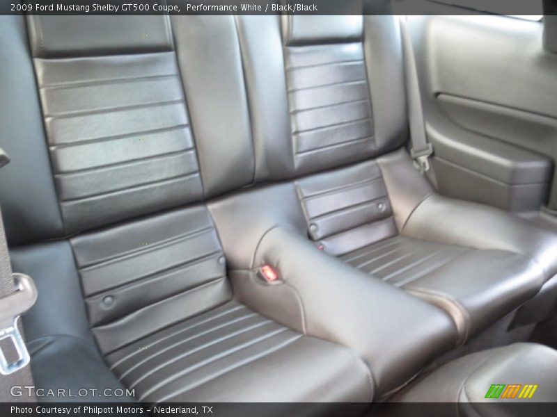 Performance White / Black/Black 2009 Ford Mustang Shelby GT500 Coupe
