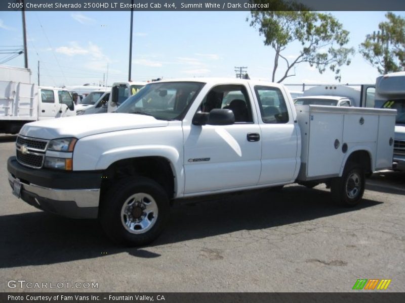 Summit White / Dark Charcoal 2005 Chevrolet Silverado 2500HD LT Extended Cab 4x4
