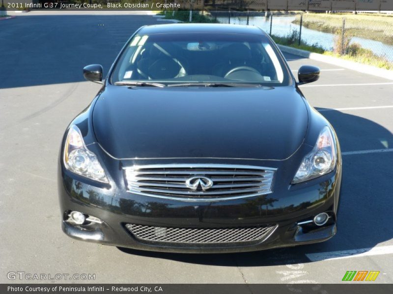 Black Obsidian / Graphite 2011 Infiniti G 37 Journey Coupe