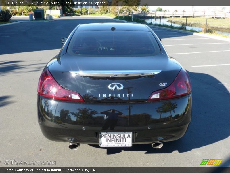 Black Obsidian / Graphite 2011 Infiniti G 37 Journey Coupe