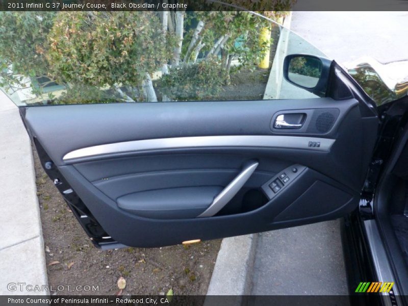 Black Obsidian / Graphite 2011 Infiniti G 37 Journey Coupe