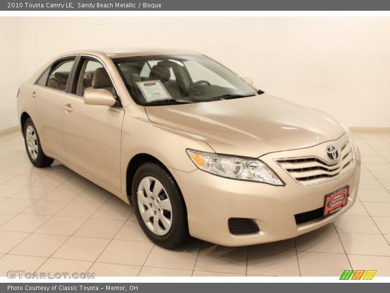 Sandy Beach Metallic / Bisque 2010 Toyota Camry LE