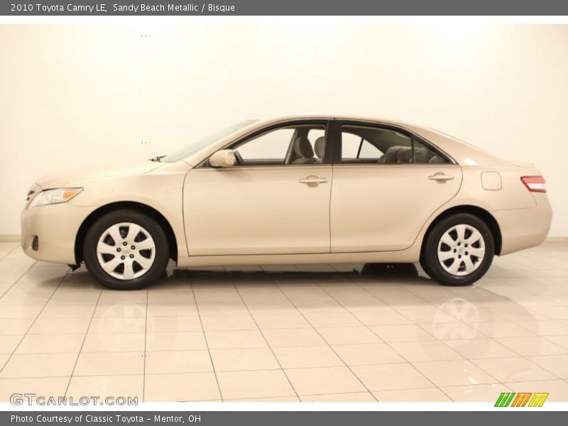 Sandy Beach Metallic / Bisque 2010 Toyota Camry LE