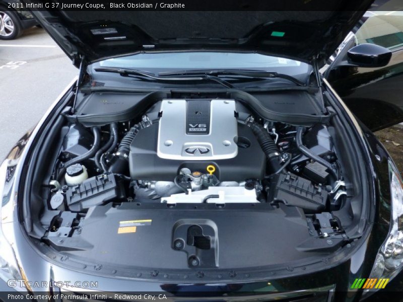 Black Obsidian / Graphite 2011 Infiniti G 37 Journey Coupe