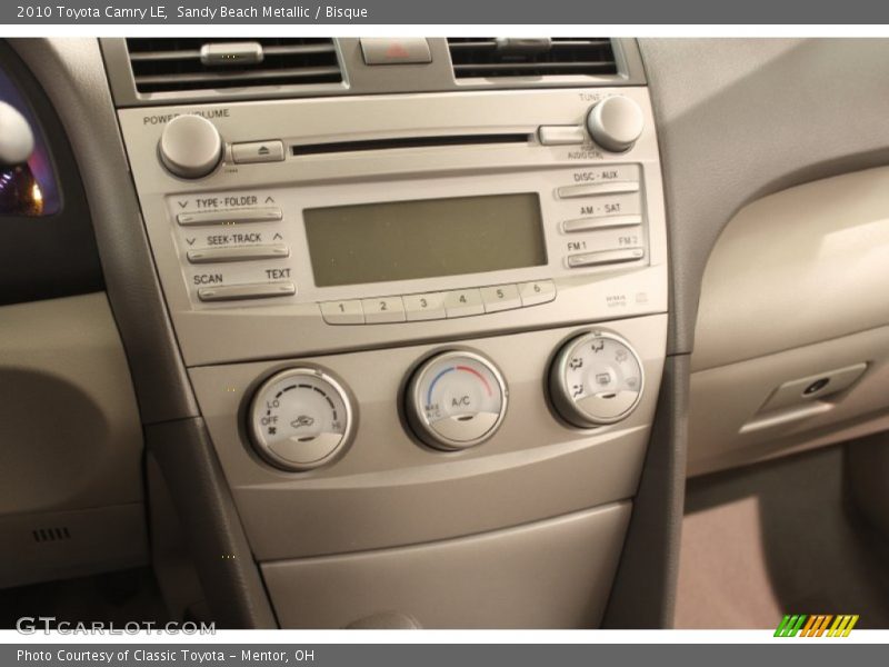 Sandy Beach Metallic / Bisque 2010 Toyota Camry LE