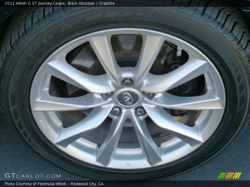 Black Obsidian / Graphite 2011 Infiniti G 37 Journey Coupe