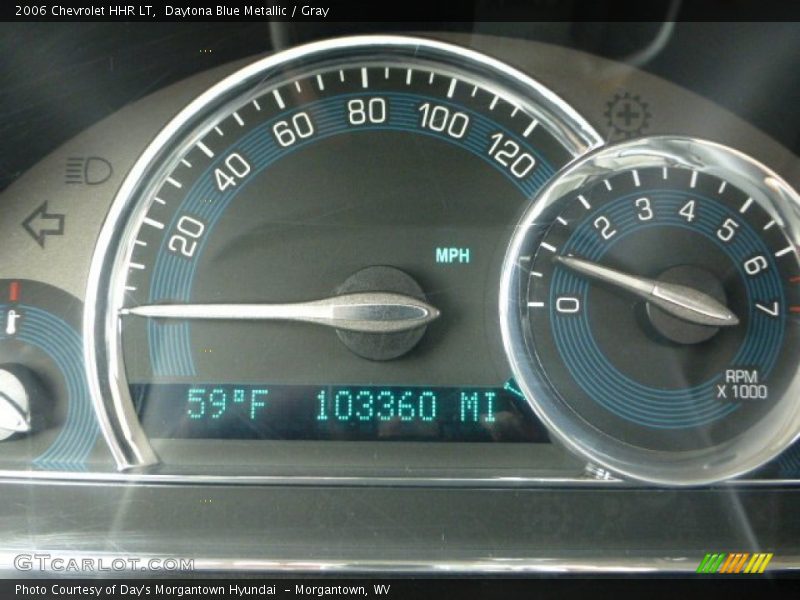 Daytona Blue Metallic / Gray 2006 Chevrolet HHR LT