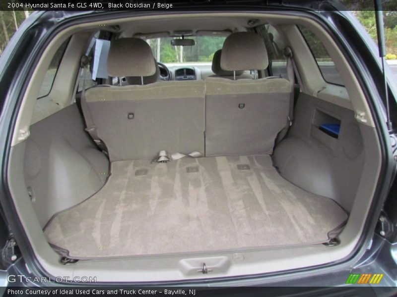 Black Obsidian / Beige 2004 Hyundai Santa Fe GLS 4WD
